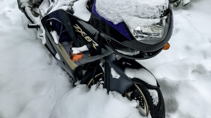 Motorradfahren im Winter