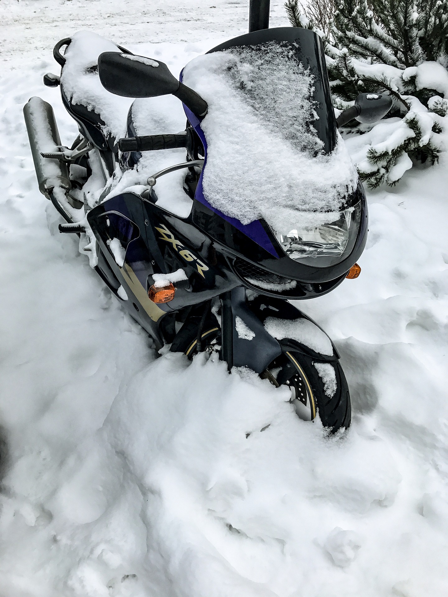 Motorradfahren im Winter